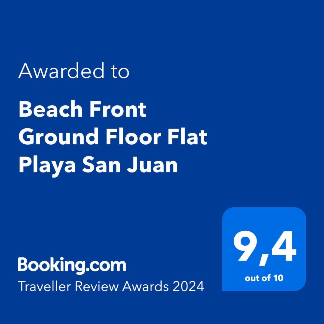 Beach Front Ground Floor Flat Playa San Juan El Campello Exterior foto